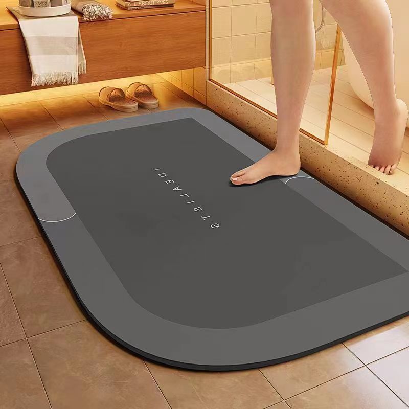 Bath Mat Cyan Gray | Thrascher