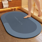 Bath Mat Cyan Gray | Thrascher