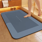 Bath Mat Cyan Gray | Thrascher
