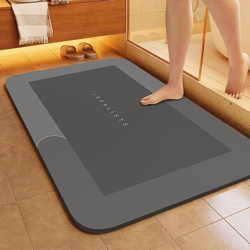 Bath Mat Cyan Gray | Thrascher