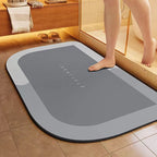 Bath Mat Cyan Gray | Thrascher