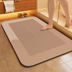 Bath Mat Cyan Gray | Thrascher