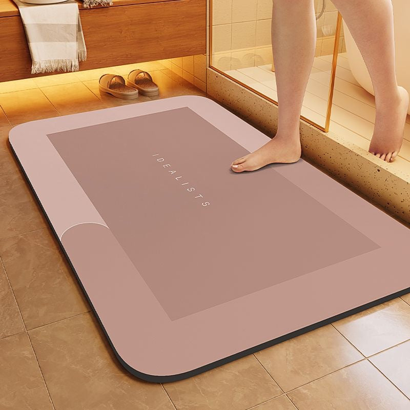 Bath Mat Cyan Gray | Thrascher