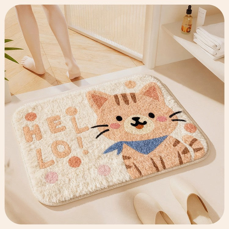 Bath Mat Soft Textile Non Slip | Thrascher