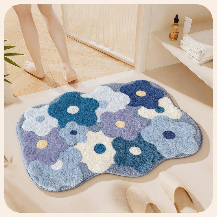 Bath Mat Soft Textile Non Slip | Thrascher