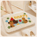Bath Mat Soft Textile Non Slip | Thrascher