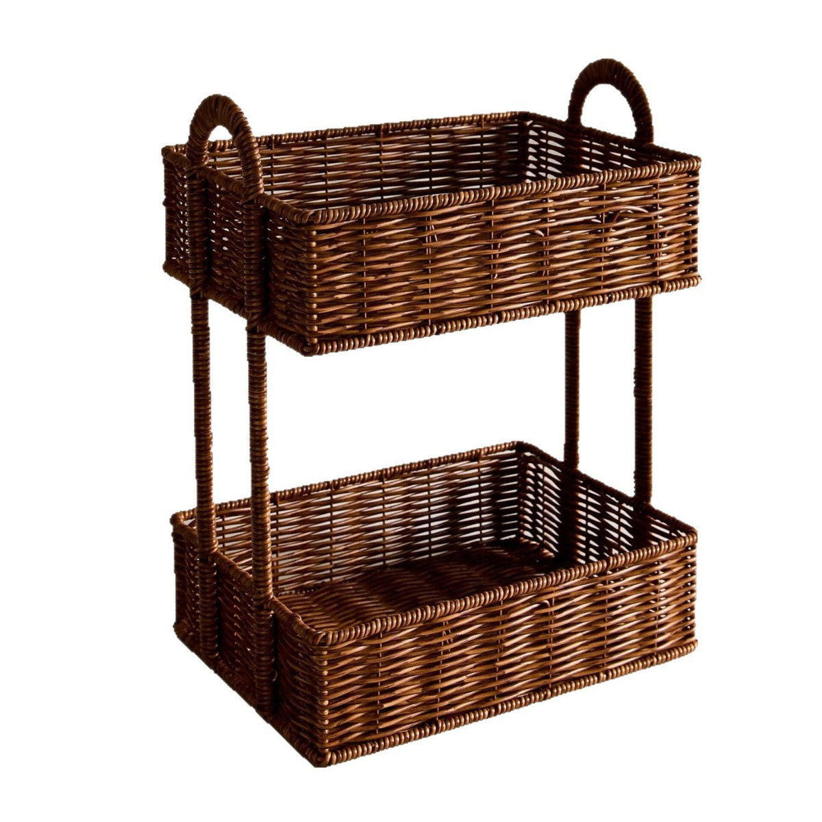 Bathroom Shelf Entirely made of Rattan | Thrascher