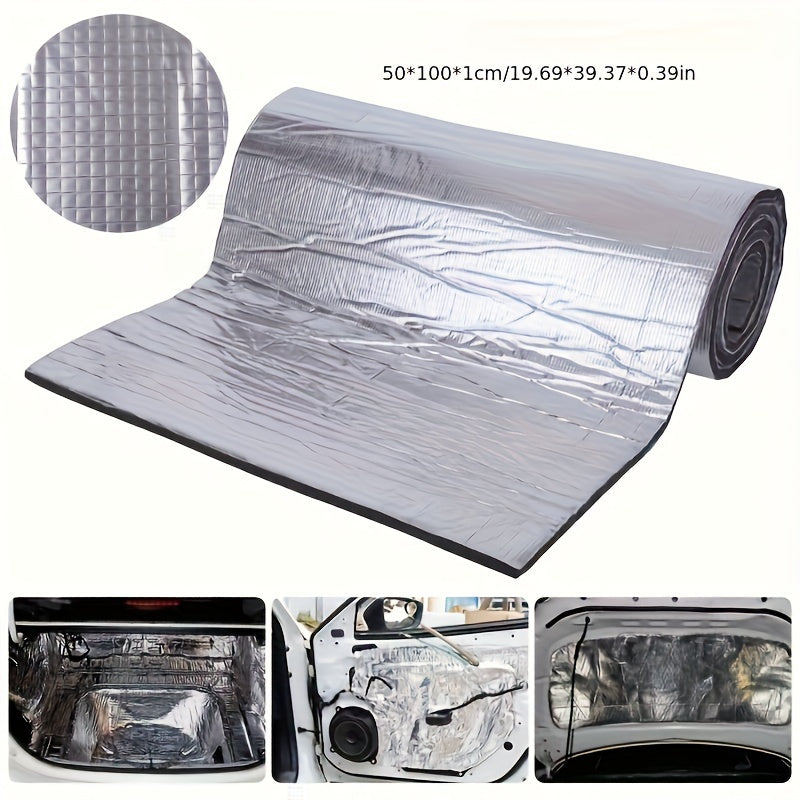 Self-Adhesive Car Hood Sound Insulation Foam, Rubber Composite, 5 mm and 10 mm