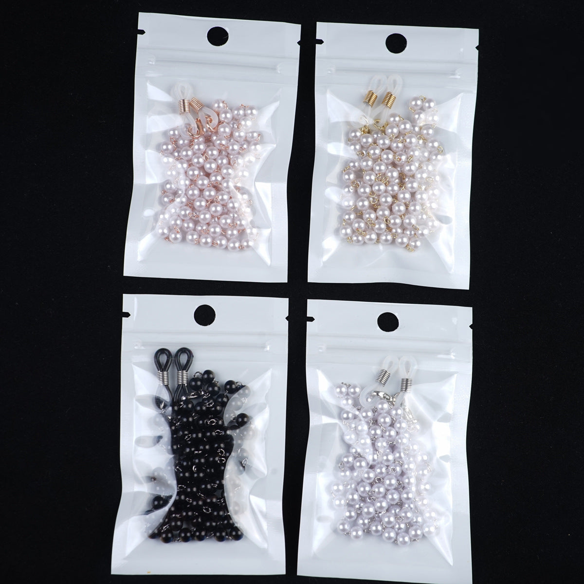 Beaded Eyewear Chain with Adjustable Ends for Glasses and Sunglasses, view 3