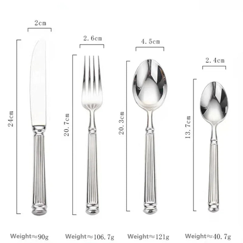 Belella Silver Cutlery Set