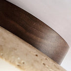 Berfella Travertine Ceiling Lamp