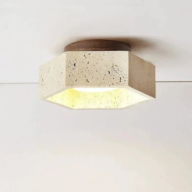 Berndeno Travertine Ceiling Lamp