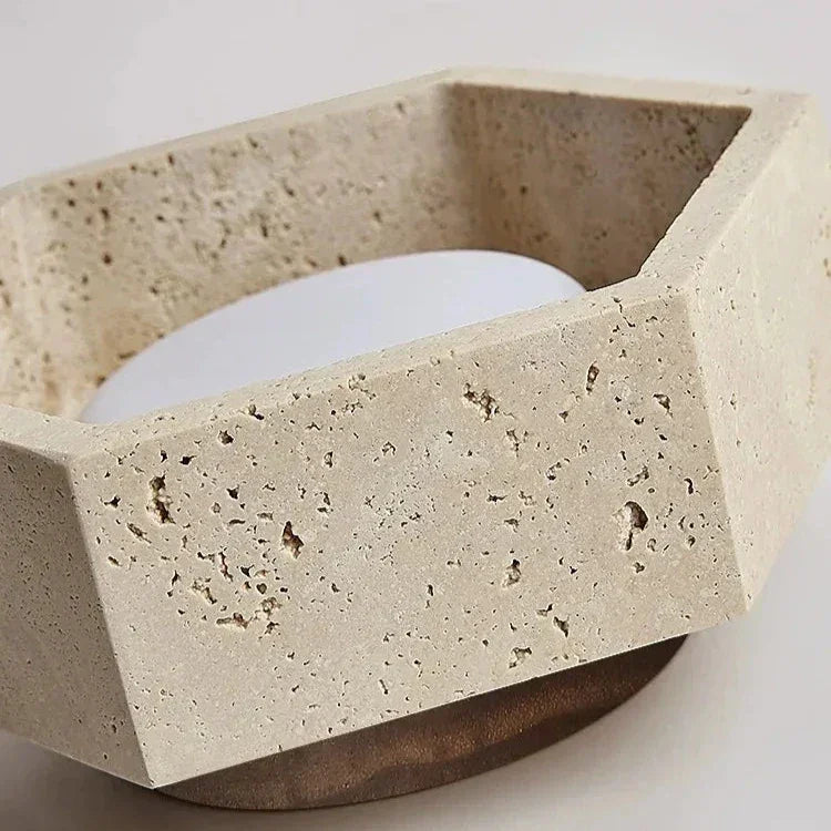 Berndeno Travertine Ceiling Lamp