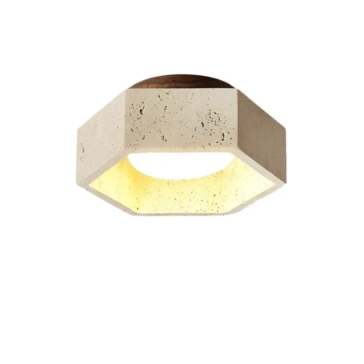 Berndeno Travertine Ceiling Lamp