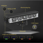 Bicycle Headlight 1400 Lumens, USB Rechargeable, Weather-Resistant, view 7