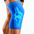 Hot and Cold Knee Therapy Wrap, 360° Contoured Gel Core