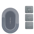 Super Absorbent Non-Slip Bath Mat, Machine Washable, Multiple Sizes