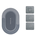 Super Absorbent Non-Slip Bath Mat, Machine Washable, Multiple Sizes