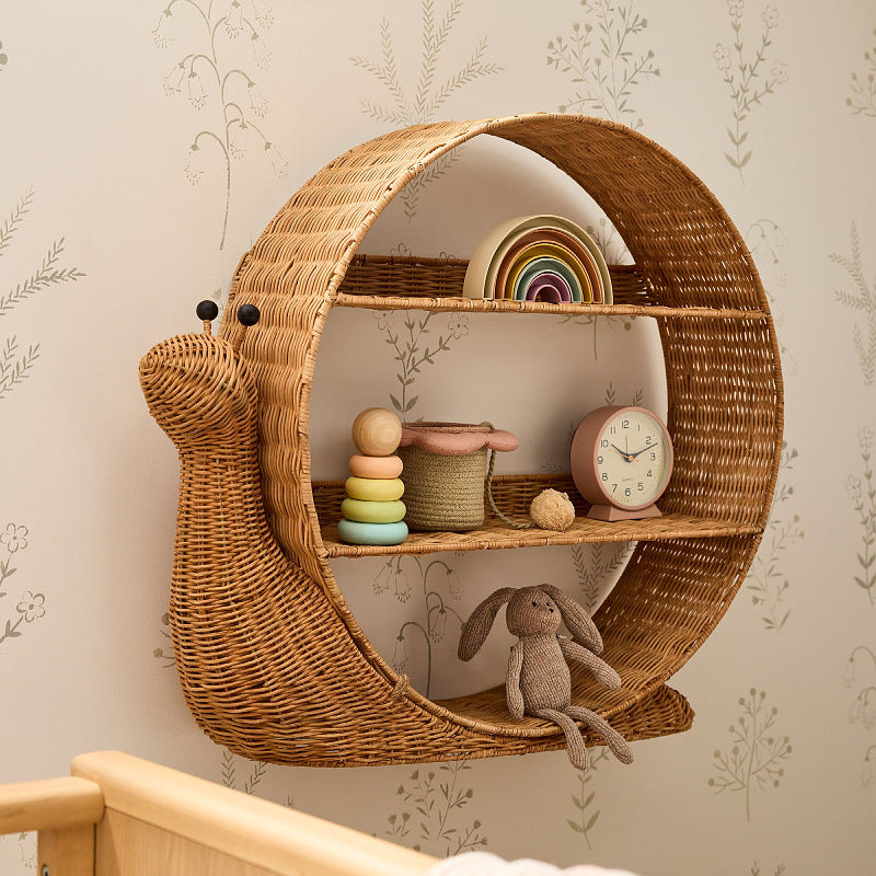 Bookcase Woven Natural Fiber | Thrascher