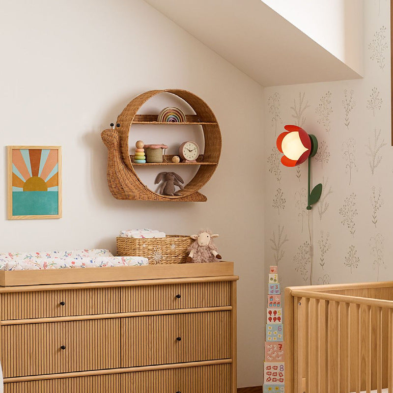 Bookcase Woven Natural Fiber | Thrascher