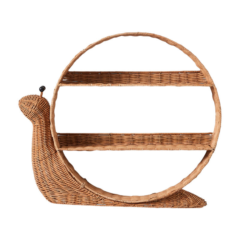 Bookcase Woven Natural Fiber | Thrascher