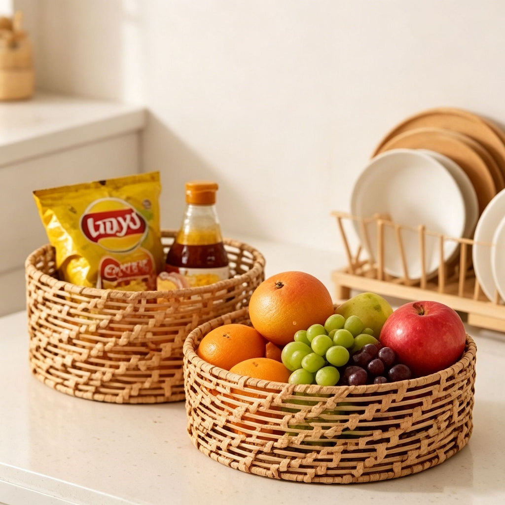 Braided Basket with Open Design | Thrascher