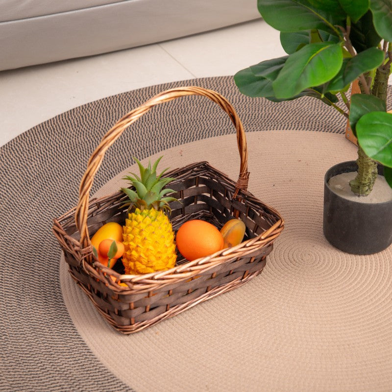 Braided Basket with Practical Carrying Handle | Thrascher