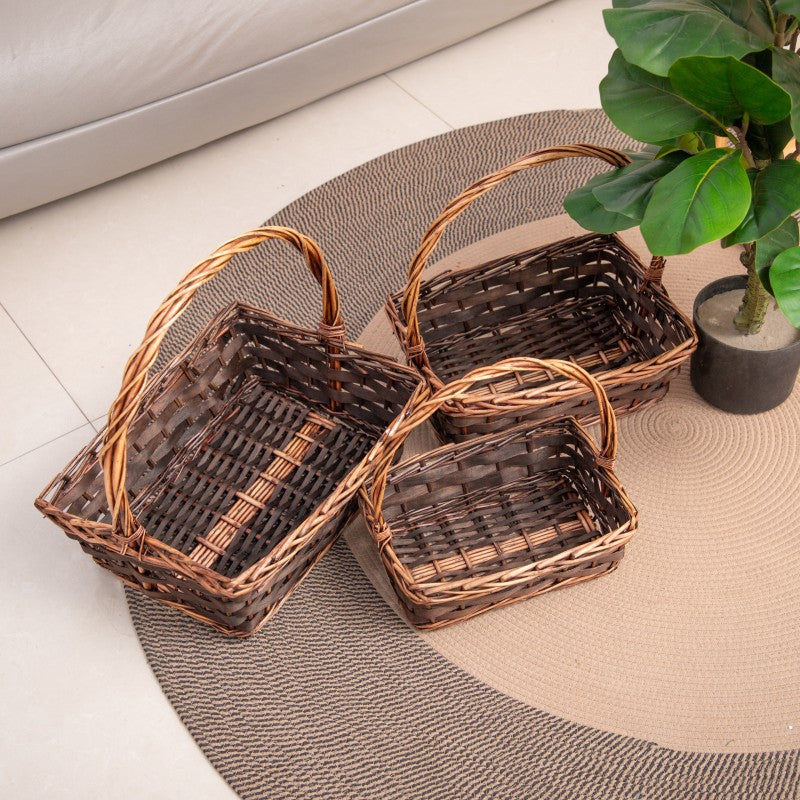 Braided Basket with Practical Carrying Handle | Thrascher