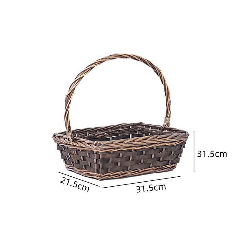 Braided Basket with Practical Carrying Handle | Thrascher
