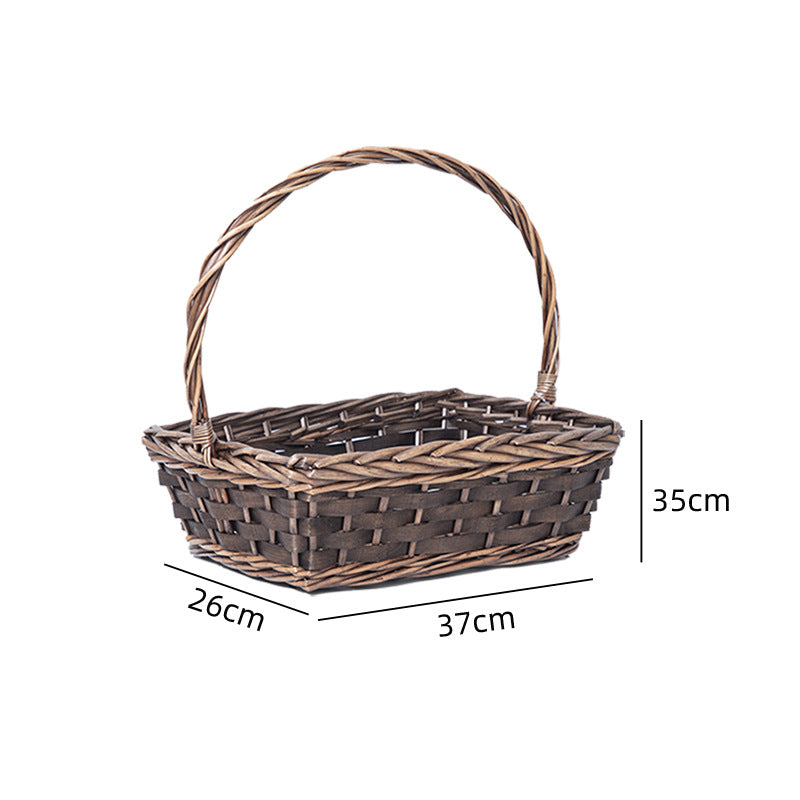 Braided Basket with Practical Carrying Handle | Thrascher