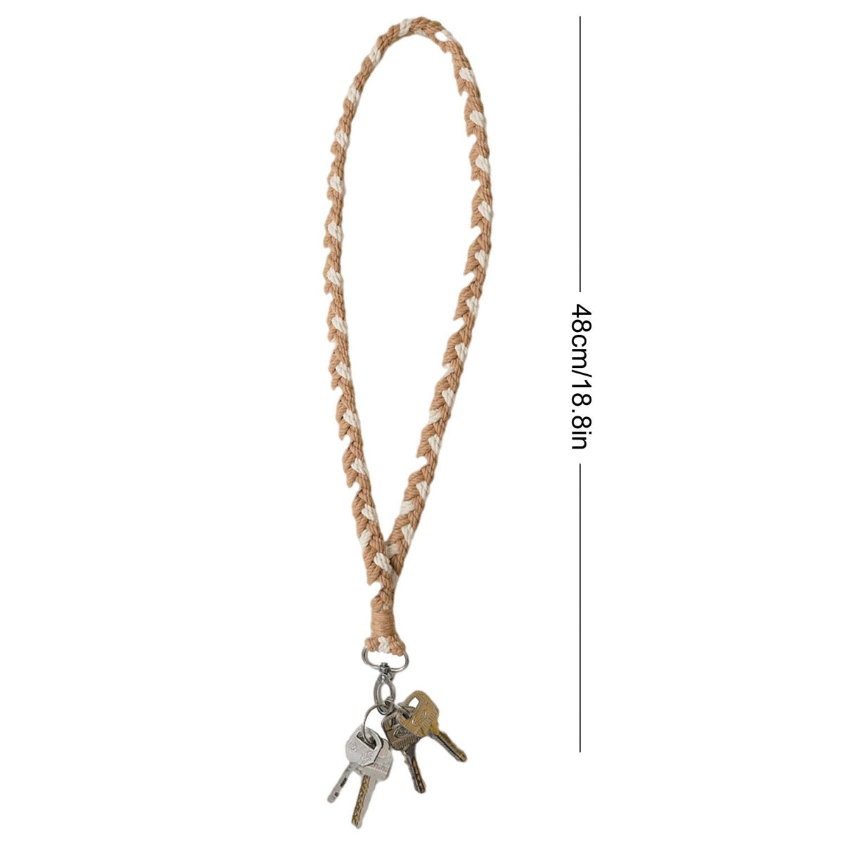 Braided Macrame Keychain Loop | Thrascher
