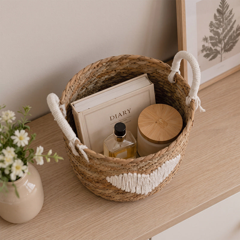 Braided Storage Basket Handwoven | Thrascher