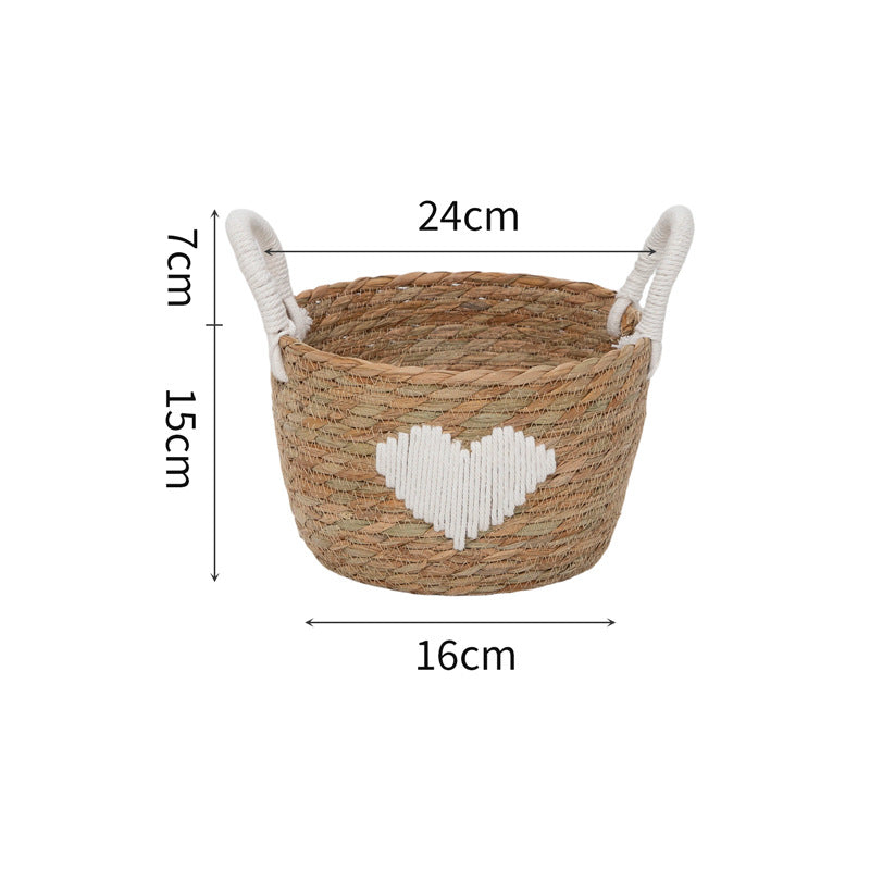 Braided Storage Basket Handwoven | Thrascher