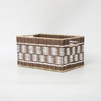 Braided Storage Basket Lilac Blue | Thrascher
