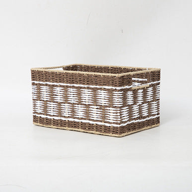 Braided Storage Basket Lilac Blue | Thrascher