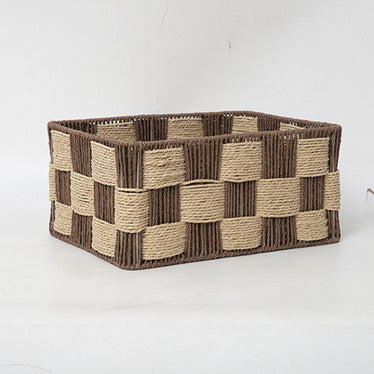 Braided Storage Basket Lilac Blue | Thrascher
