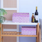 Braided Storage Basket Lilac Blue | Thrascher