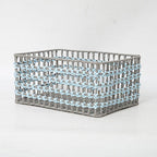 Braided Storage Basket Lilac Blue | Thrascher