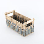 Braided Storage Basket Lilac Blue | Thrascher