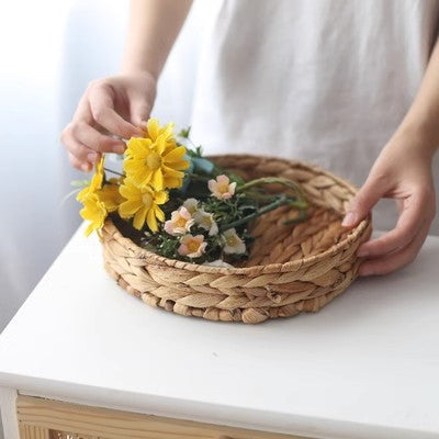 Braided Storage Basket Soft Textile Stackable | Thrascher