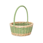 Braided Storage Basket with Decorative Cotton Handles | Thrascher