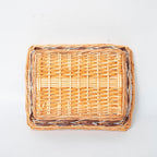 Braided Storage Basket with Elegant Fabric Insert | Thrascher