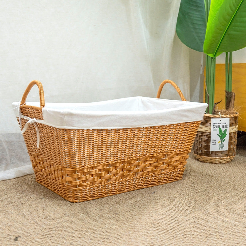 Braided Storage Basket with Removable Inner Lining | Thrascher