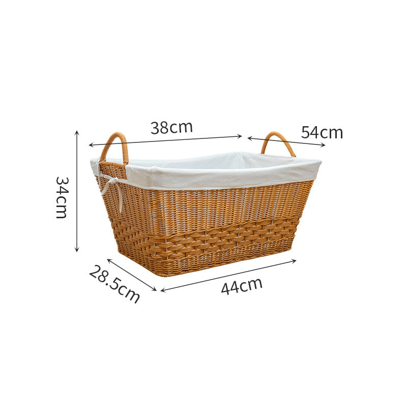 Braided Storage Basket with Removable Inner Lining | Thrascher
