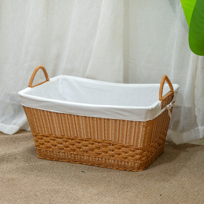 Braided Storage Basket with Removable Inner Lining | Thrascher