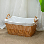 Braided Storage Basket with Removable Inner Lining | Thrascher
