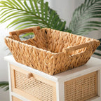 Braided Storage Basket with Wooden Handles | Thrascher