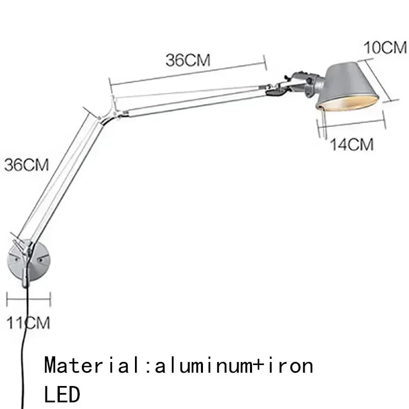 Brynita Adjustable Wall Light