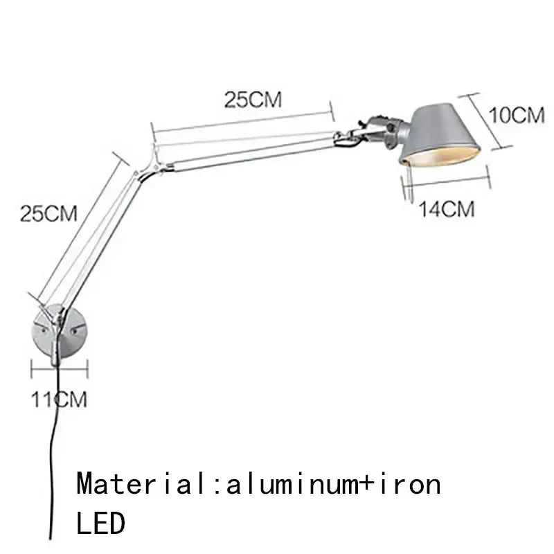 Brynita Adjustable Wall Light