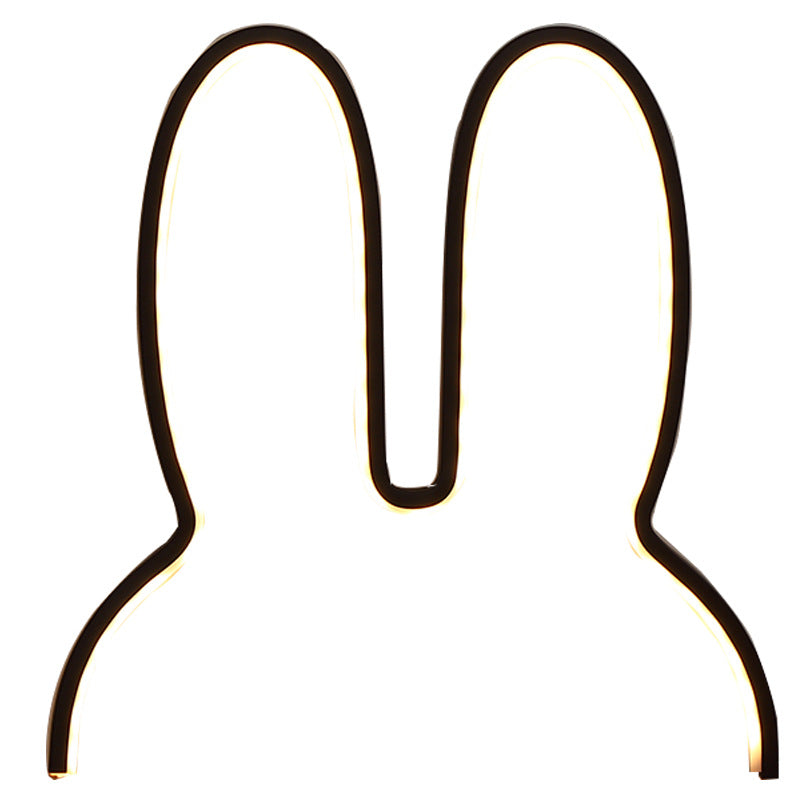 Bunny-Shaped LED Ambient Wall and Table Night Light | Thrascher